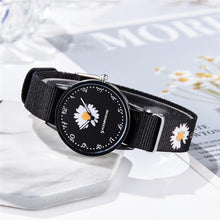 将图片加载到图库查看器，Girls Small Elegant Wrist Watch Women Fashion Nylon Strap Dress Quartz Watch Simple Wild Girlfriends Couple Watch Analog Quartz Watches With Nylon Strap Nylon Band Wristwatch

