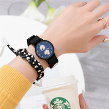 将图片加载到图库查看器，Girls Small Elegant Wrist Watch Women Fashion Nylon Strap Dress Quartz Watch Simple Wild Girlfriends Couple Watch Analog Quartz Watches With Nylon Strap Nylon Band Wristwatch

