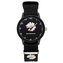 将图片加载到图库查看器，Girls Small Elegant Wrist Watch Women Fashion Nylon Strap Dress Quartz Watch Simple Wild Girlfriends Couple Watch Analog Quartz Watches With Nylon Strap Nylon Band Wristwatch
