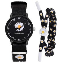 将图片加载到图库查看器，Girls Small Elegant Wrist Watch Women Fashion Nylon Strap Dress Quartz Watch Simple Wild Girlfriends Couple Watch Analog Quartz Watches With Nylon Strap Nylon Band Wristwatch
