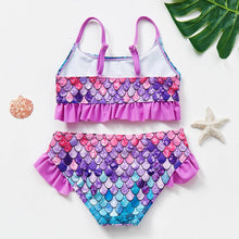 Load image into Gallery viewer, Girls Swimsuit High quality Girls swimwear Two pieces Kids Bikini Set Swimming Suit For Children Girls Swimsuit Flounce Bikini Set 2 Piece Swimwear Watermelon Ruffle Bathing Suits
