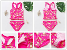 Load image into Gallery viewer, Girls Swimsuit High quality Girls swimwear Two pieces Kids Bikini Set Swimming Suit For Children Girls Swimsuit Flounce Bikini Set 2 Piece Swimwear Watermelon Ruffle Bathing Suits
