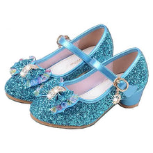 Load image into Gallery viewer, Girls'Heels Party Mary Jane Basic Pump Dress Crystal Bowknot

