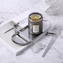 将图片加载到图库查看器，Glass Scented Candle Holder Romantic Wedding Candlestick Soy Candle For Home Large Glass Jar Candle Gift Long Burning Fine Transparent Crystal Glass Candlestick Dining Home Decor
