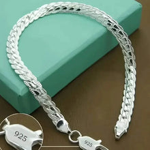将图片加载到图库查看器，Gleaming Treasure Elegant 925 Sterling Silver Bracelet
