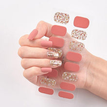 Load image into Gallery viewer, Glitter Series Shiny Manicure Decoration Designed Nail Art Stickers Nail Decoration Nail Wraps Shiny Tattoos Kids Nails Art Decoration Nail Strips Shiny French Tip Guides Stickers French Nail Stickers Form Fringe Guides
