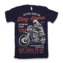 Load image into Gallery viewer, Go Ride Hard Men's Bamboo Viscose/Organic Cotton Short Sleeve Graphic T-Shirt
