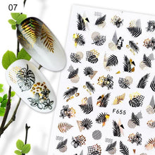 将图片加载到图库查看器，Gold 3D Nail Sticker Curve Stripe Lines Nails Stickers Gradient Adhesive Striping Tape Nail Foil Nail Art Stickers Decals Silver Strip Line Nail Decal Self-Adhesive 3D Wave Decal Decoration Metallic Curve Design Decoration for Women Girls
