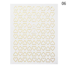将图片加载到图库查看器，Gold Christmas Snowflake 3D Nail Stickers Sparkly Iridescent Silver Xmas Tree Elk Deer Transfer Sliders Winter Nails Accessories Design Decor Tip Transfer Nail Decals Sticker For Pretty Girl Self-Adhesive Nail Decals Designer Nail Stickers
