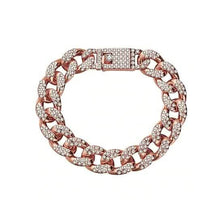 Load image into Gallery viewer, Gold Filled High Polish Finish Men's Bracelet Hip Hop Miami Cuban Link

