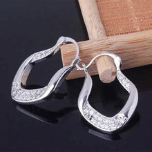 Load image into Gallery viewer, Golden Plated Zircon Jewelry Earrings
