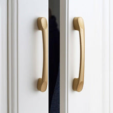 Load image into Gallery viewer, Golden Simple Fashion Aluminum Alloy Furniture Handles Bookcase Handles Wine Cabinet Handles Door Knob Handles For Cabinet Cabinet Knobs Cupboard Drawers Cabinet Dresser Bookcase Wardrobe 2.2CM
