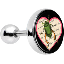 Load image into Gallery viewer, Love Letter Beetle Bug Tragus Cartilage Earring
