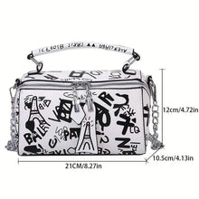 Load image into Gallery viewer, Graffiti Trendy Chain Crossbody Bag for Women
