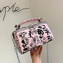 Load image into Gallery viewer, Graffiti Trendy Chain Crossbody Bag for Women
