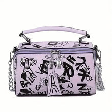 Load image into Gallery viewer, Graffiti Trendy Chain Crossbody Bag for Women
