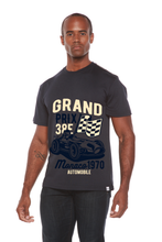 将图片加载到图库查看器，Grand Prix Men's Bamboo Viscose/Organic Cotton Short Sleeve Graphic T-Shirt
