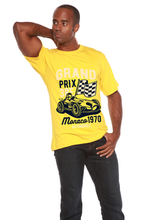 将图片加载到图库查看器，Grand Prix Men's Bamboo Viscose/Organic Cotton Short Sleeve Graphic T-Shirt
