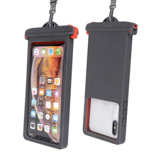 Load image into Gallery viewer, Gray Drop Resistant Waterproof Bag For Mobile Phones Under 6.9 Inches Plastic Mobile Phone Waterproof Case Diving Seal Phone Case Waterproof Pouch Phone  Underwater Case 35m

