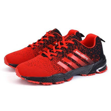 将图片加载到图库查看器，Green Breathable Mens Running Sneakers Outdoor Marathon Lightweight Running Mens Sport Shoes Athletic Footwear Breathable Comfortable Athletic Sport Sneakers
