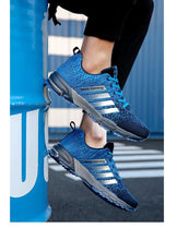 将图片加载到图库查看器，Green Breathable Mens Running Sneakers Outdoor Marathon Lightweight Running Mens Sport Shoes Athletic Footwear Breathable Comfortable Athletic Sport Sneakers
