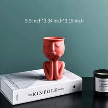 Load image into Gallery viewer, Greneric Character Portrait Flower Pot Resin Succulents Plant Pot
