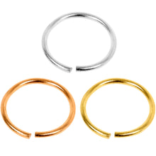 Load image into Gallery viewer, 20G 5/16 Multi Color Seamless Circular Ring Set of 5
