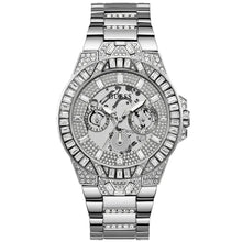 将图片加载到图库查看器，Guess Men's Trend Silver Tone Multi-function
