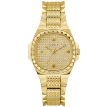 将图片加载到图库查看器，Guess Women's Rebellious Gold Tone Analog
