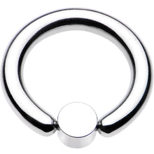 将图片加载到图库查看器，8G 1/2 Clear Gem 5mm Disc BCR Captive Ring
