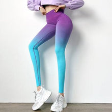 Load image into Gallery viewer, Gym Legging Women Workout Fitness Jogging Running Leggings For Women Lifting Yoga Pants Tummy Control Tight Leggings Stretch Sportswear Anti Cellulite  Yoga Pants
