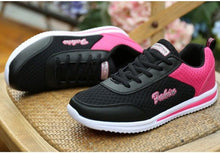 Load image into Gallery viewer, Gym Woman Spring Summer Sneakers Breathable Women Casual Shoes Trainers Running Shoes Light Mesh Tennis Casual Sneakers Fashion Walking Shoes For Womens
