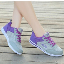 Load image into Gallery viewer, Gym Woman Spring Summer Sneakers Breathable Women Casual Shoes Trainers Running Shoes Light Mesh Tennis Casual Sneakers Fashion Walking Shoes For Womens
