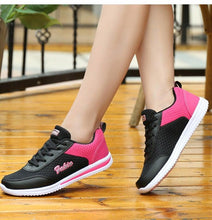 Load image into Gallery viewer, Gym Woman Spring Summer Sneakers Breathable Women Casual Shoes Trainers Running Shoes Light Mesh Tennis Casual Sneakers Fashion Walking Shoes For Womens
