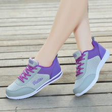 Load image into Gallery viewer, Gym Woman Spring Summer Sneakers Breathable Women Casual Shoes Trainers Running Shoes Light Mesh Tennis Casual Sneakers Fashion Walking Shoes For Womens
