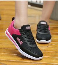 Load image into Gallery viewer, Gym Woman Spring Summer Sneakers Breathable Women Casual Shoes Trainers Running Shoes Light Mesh Tennis Casual Sneakers Fashion Walking Shoes For Womens
