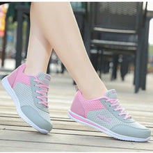 Load image into Gallery viewer, Gym Woman Spring Summer Sneakers Breathable Women Casual Shoes Trainers Running Shoes Light Mesh Tennis Casual Sneakers Fashion Walking Shoes For Womens
