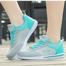 Load image into Gallery viewer, Gym Woman Spring Summer Sneakers Breathable Women Casual Shoes Trainers Running Shoes Light Mesh Tennis Casual Sneakers Fashion Walking Shoes For Womens
