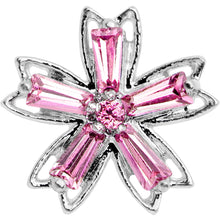 将图片加载到图库查看器，Pink CZ Gem Lil Lily Cartilage Tragus Earring
