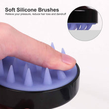 Load image into Gallery viewer, Hair Shampoo Brush with Soft Silicone Scalp Massager
