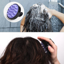 Load image into Gallery viewer, Hair Shampoo Brush with Soft Silicone Scalp Massager
