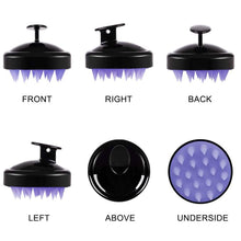 Load image into Gallery viewer, Hair Shampoo Brush with Soft Silicone Scalp Massager
