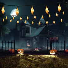 将图片加载到图库查看器，Halloween Cute Ghost LED String Lights Upholstery Lights
