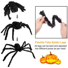 Load image into Gallery viewer, Halloween Decorations Spider Outdoor Stretch Cobweb
