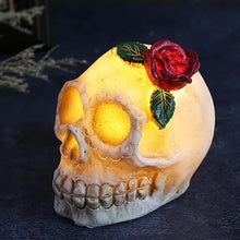 将图片加载到图库查看器，Halloween Resin Skull LED Night Light Decorative Light
