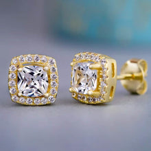 Load image into Gallery viewer, Halo Diamond Stud Earrings
