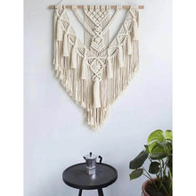 Load image into Gallery viewer, Hand Woven Lace Wall Hanging Bohemian Boho Art Decor
