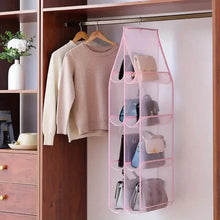 Load image into Gallery viewer, Handbag Hanging Organizer Hanging Bag
