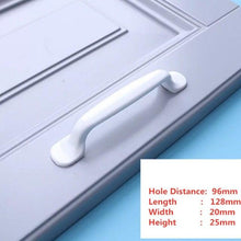 Load image into Gallery viewer, Handles Drawer Cabinet Furniture Kitchen Handles For Cabinet Knob Door Drawer Furniture Kitchen Knob Simplicity White Stainless Steel Hollow Tube  Bar Drawer Pulls Cupboard Knob For Kitchen Furniture Hardware

