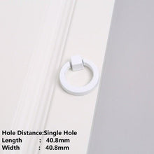 Load image into Gallery viewer, Handles Drawer Cabinet Furniture Kitchen Handles For Cabinet Knob Door Drawer Furniture Kitchen Knob Simplicity White Stainless Steel Hollow Tube  Bar Drawer Pulls Cupboard Knob For Kitchen Furniture Hardware
